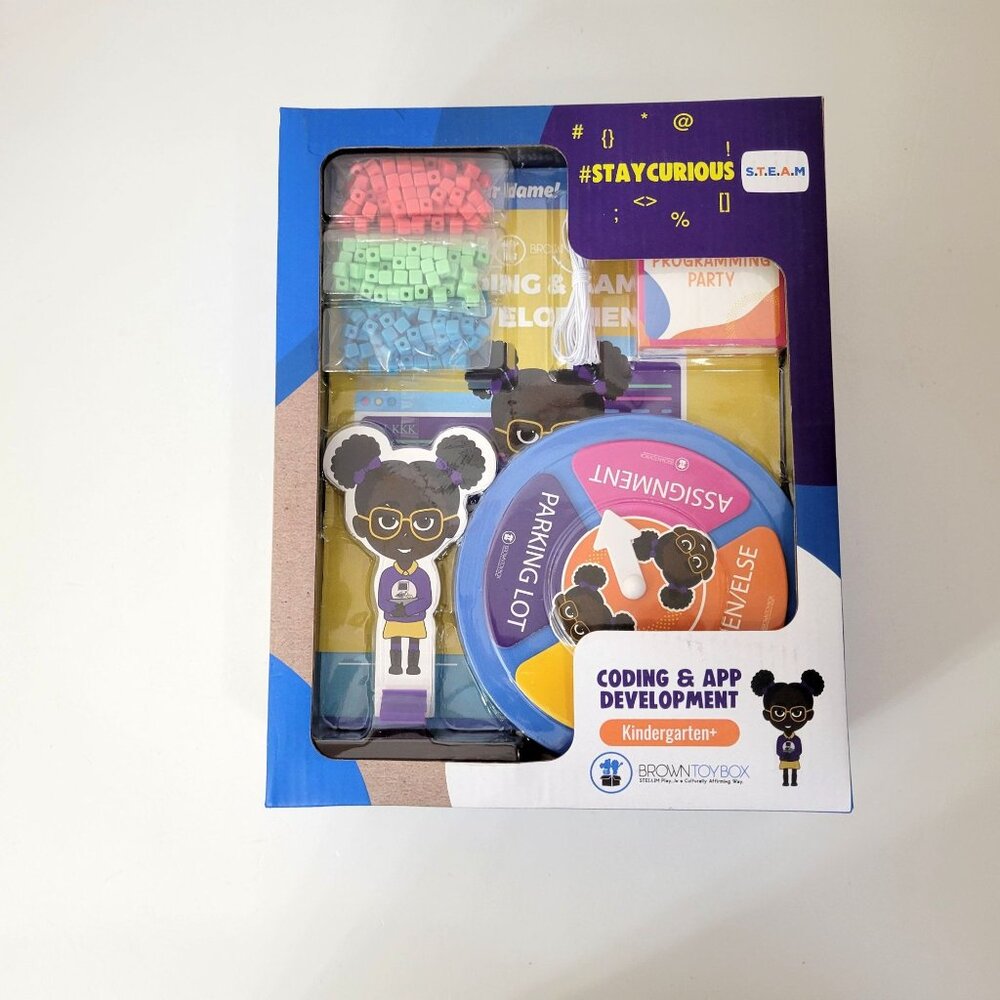 Brown Toy Box Coding and App Development Kindergarten NIB NEW in Box